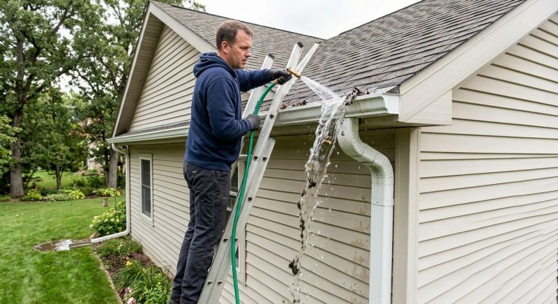 Clogged Gutter Clearing in Pittsburgh, PA